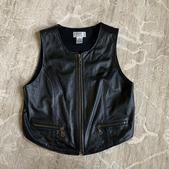 Jennifer Moore Jackets & Blazers - Vintage leather vest